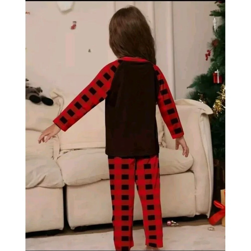 Pajamas 2T New Boys Or Girls Christmas With Santa And Reindeer Childs Toddler